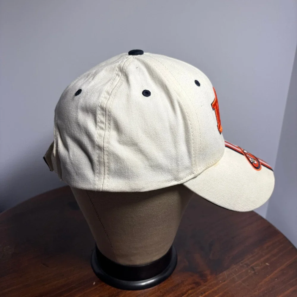 Vintage Auburn Tigers T.E.I. Hat Mens‎ OSFM White NCAA Baseball Cap Adjustable